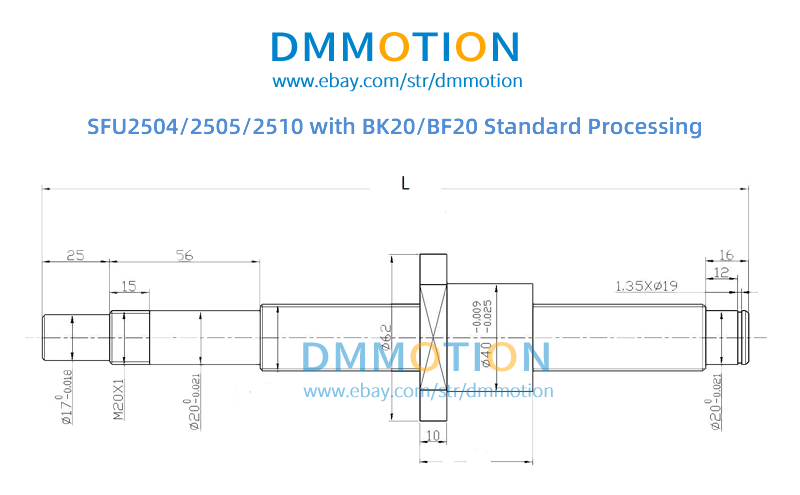 BK20 BF20 end machining